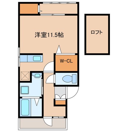 カームメント新町Ⅱの物件間取画像